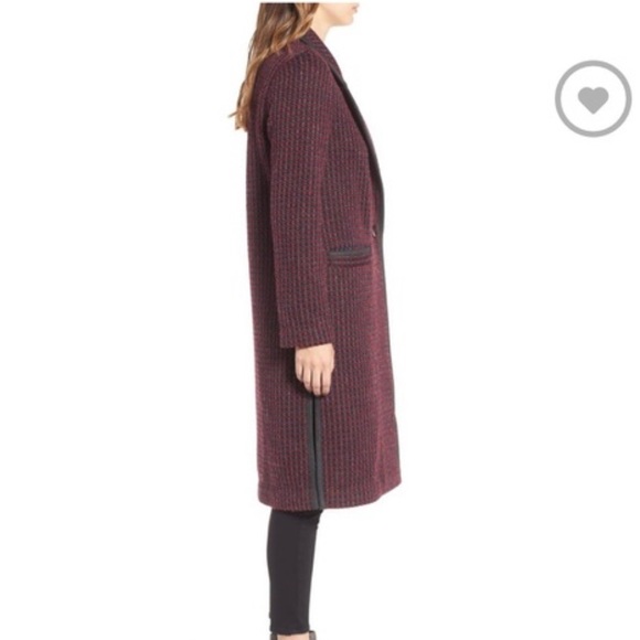 Diane von Furstenberg Wool-blend Tweed Coat (size small) - Picture 2 of 14